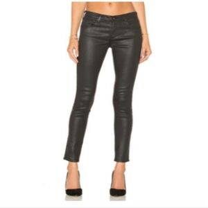 Adriano Goldschmied The Leggings Super Skinny  Coated Black Jeans